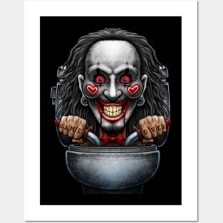 Horror toilet Monster #11 Posters and Art